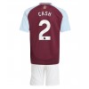 Aston Villa Matty Cash #2 Hjemmedraktsett Barn 2024-25 Kortermet (+ korte bukser)